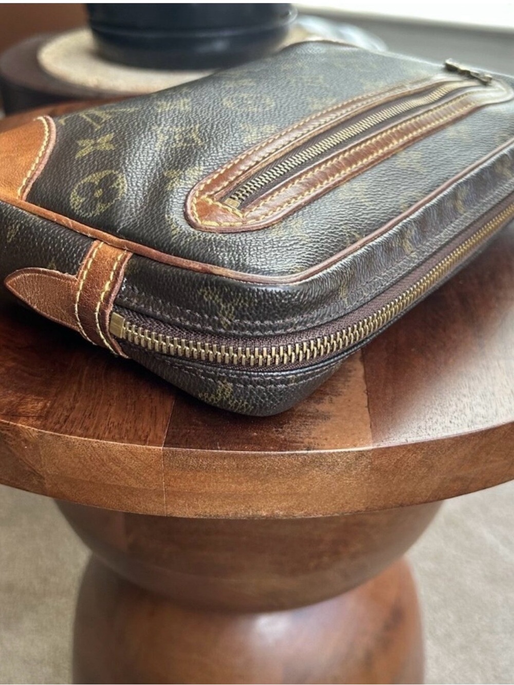 Louis Vuitton Monogram Marley Dragonne GM Wristlet/Clutch Bag - Picture 12 of 14